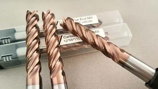 Multi-Flute Carbide End Mill Milling Cutter Cutting Tool HRC60